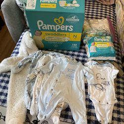 Newborn Clothes And New diapers