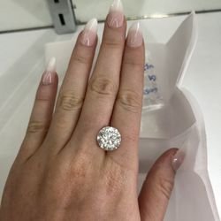 Lab Grown Diamond 7.55ct Vs2 G clarity 
