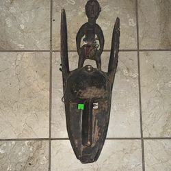 Authentic N'tomo initiation mask