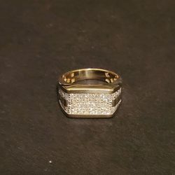 1.50ct. 10k 9.22g Men's Ring Sz 9 Or 10 $950