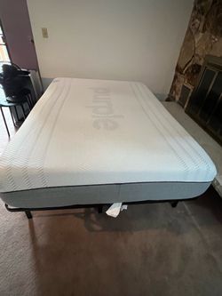 Full Purple Mattress and frame