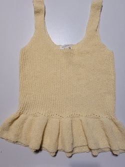 Blu Pepper Knit Sweater Tank