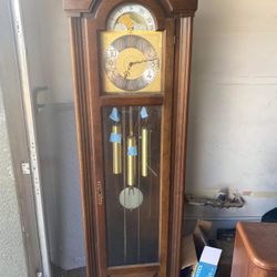 Antique Clock And Radio 