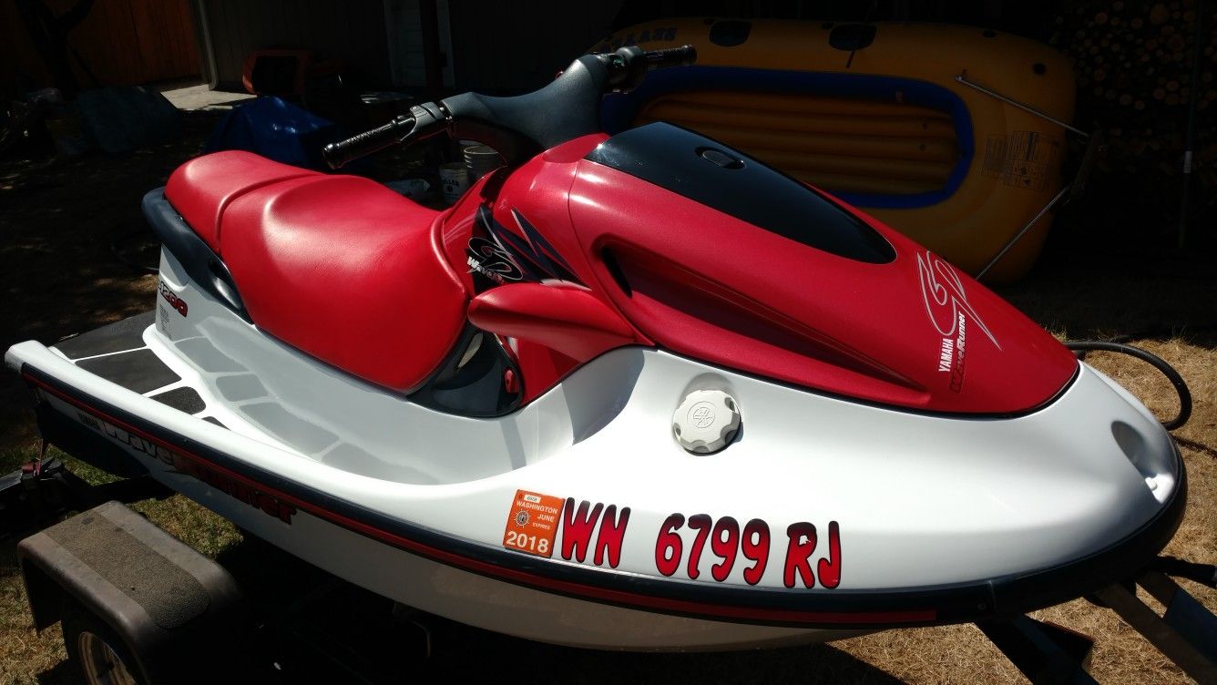 1997 Yamaha WaveRunner GP1200 Jetski with Trailer