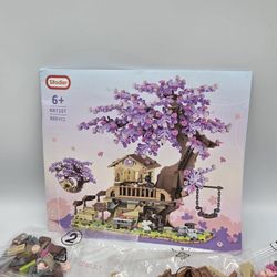 Sitodier KB7107 Cherry Blossom Tree House Building Block Kit -  FOR PARTS 