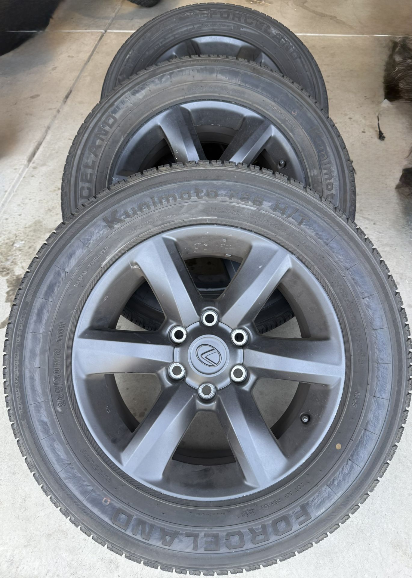 Lexus Gx460 Wheels w/Brand New Tires 