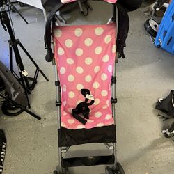 Minnie Mouse Single Stroller Like New