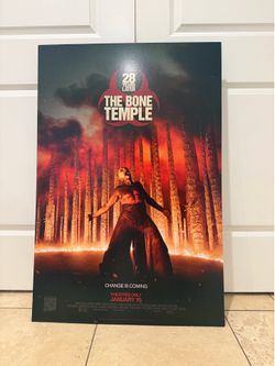 28 Year Later The Bone Temple Original Cardboard Poster