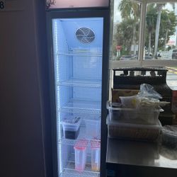 Commercial Upright Glass Door Refrigerator 