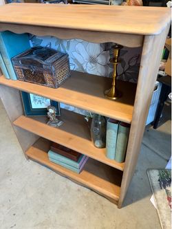 Wood bookshelf