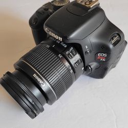 Canon EOS Rebel t3i With 18-55mm Lens