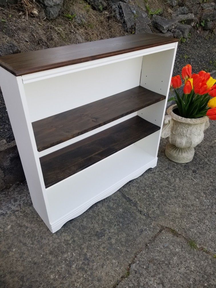 Vintage Solid Wood Bookshelf