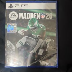Madden 26 on ps5 not opened out of plastic brand new