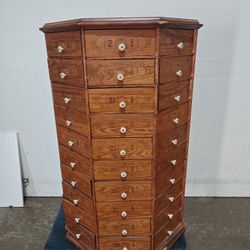 Antique Hardware Store Screw And Bolt Cabinet