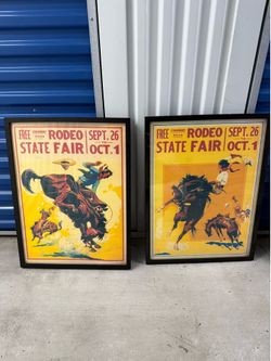Western rodeo art