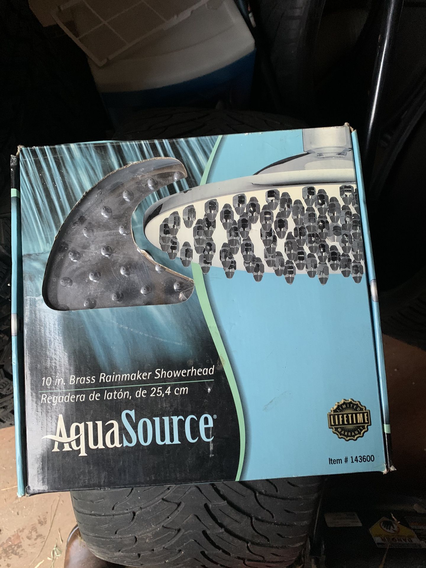 10in brass showerhead