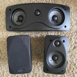 Polk Audio - Satellite And Center Channel Speakers 