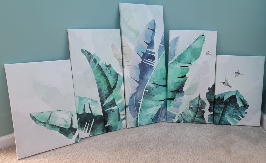 beautiful canvas wall art. (MUST SELL TODAY)