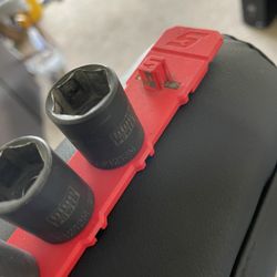 13 Pieces, BluePower, 3/8 Metric Power Socket Set, 6 Point.