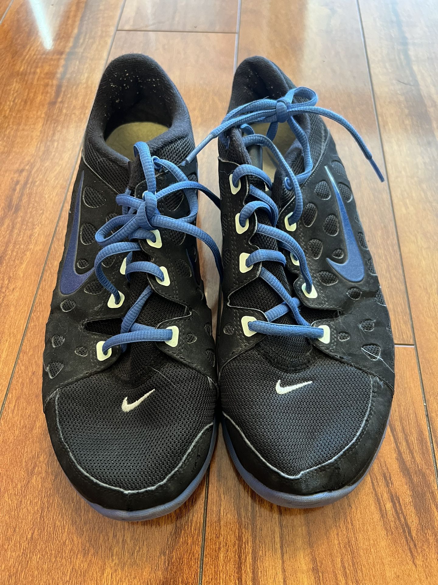 Nike Training Flex Supreme Running Shoes Black Blue Womens Size 8.5