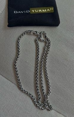 David Yurman 4mm 25” Wheat Necklace