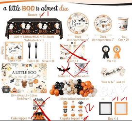 Halloween Baby Shower Decor