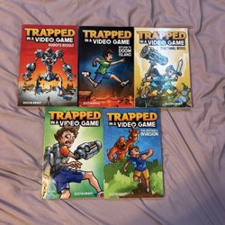 Trapped in a video game book collection 