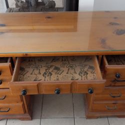 Vintage Solid Wood Desk