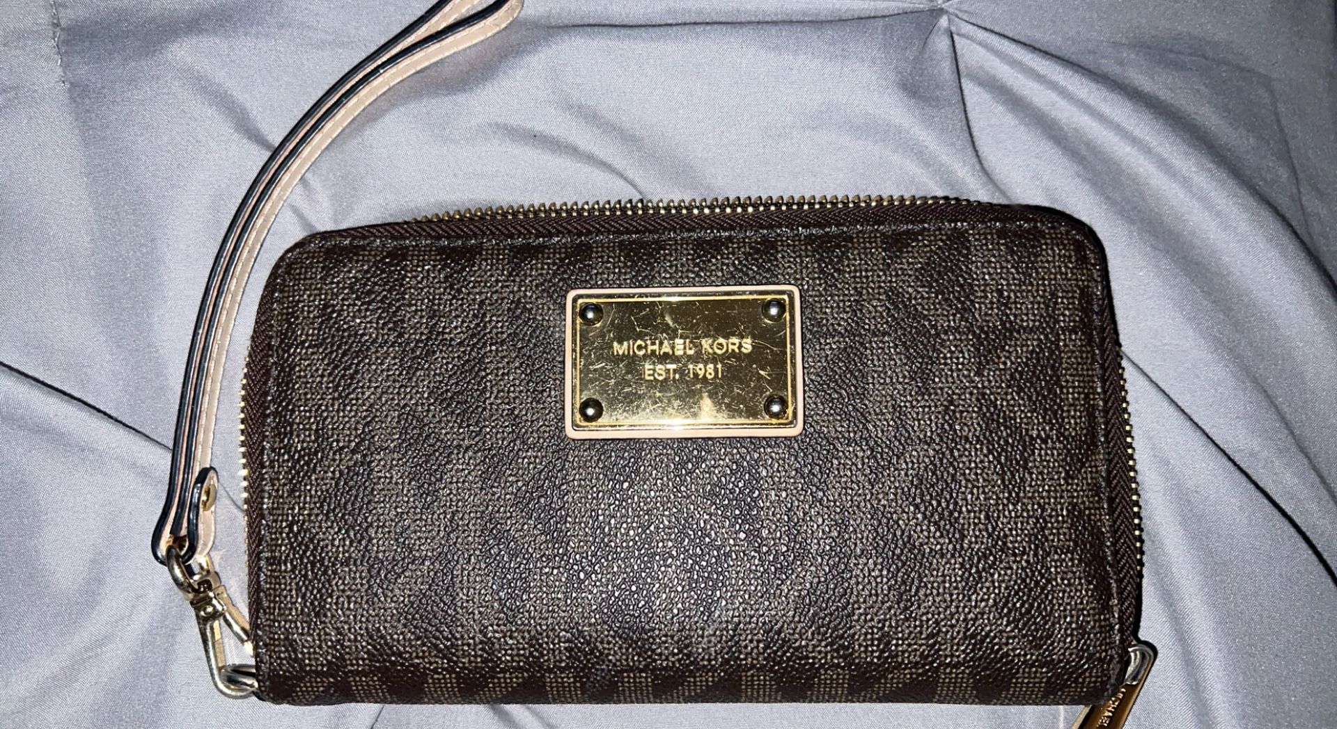 Michael Kors Wristlet/wallet Brown