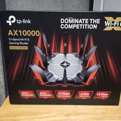 Tp Link Ax10000 Newer Version Wifi 6 Tri Band Router