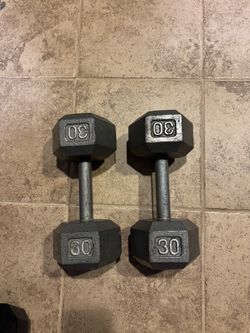 30 pound dumbbells