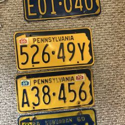 Collectible vintage plates