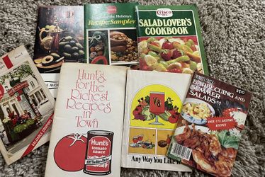 Vintage Cookbooks Ephemeral Recipes Promotional Books Booklet Ephemera 