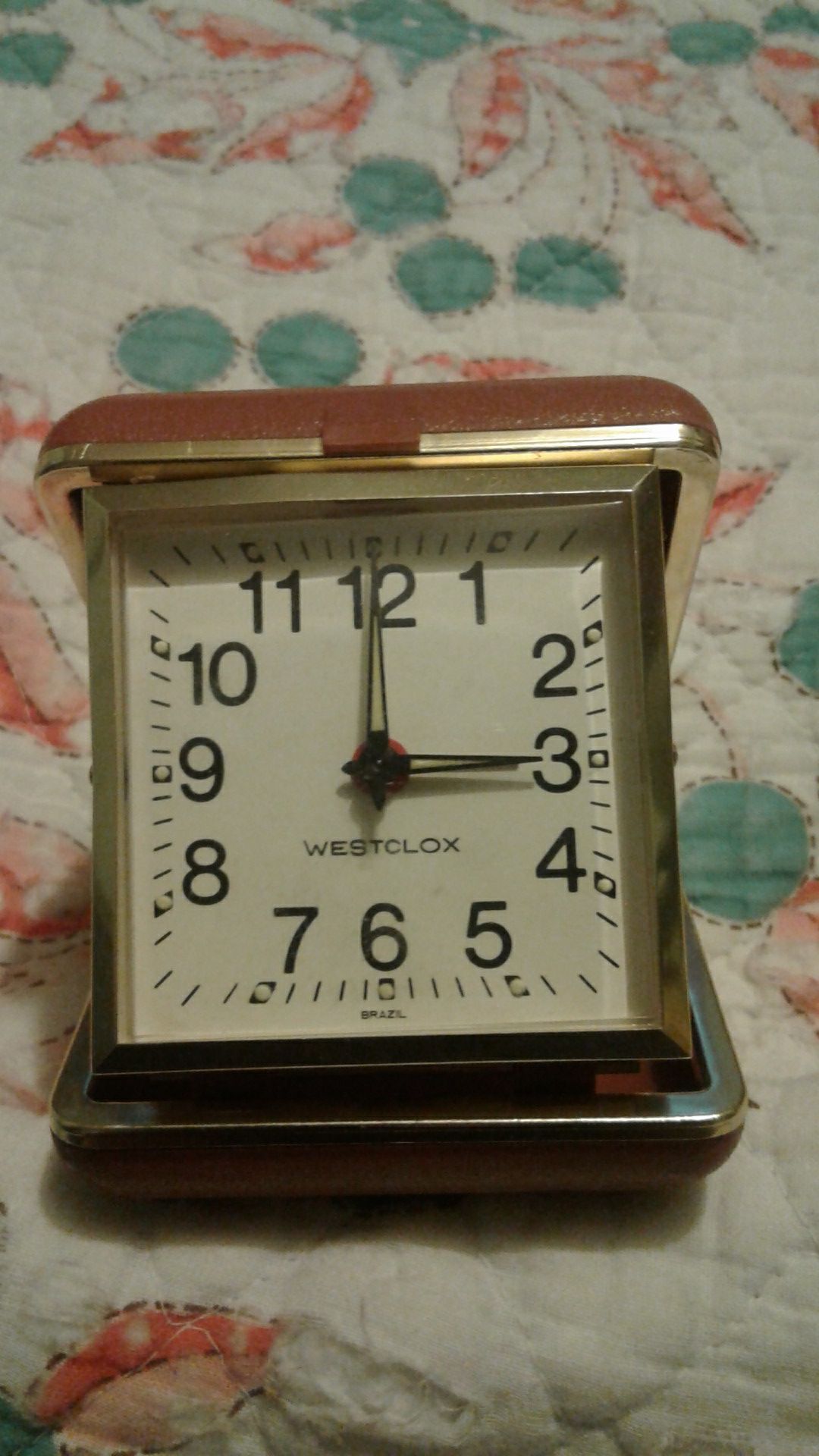 Vintage WESTCLOX Travel alarm clock