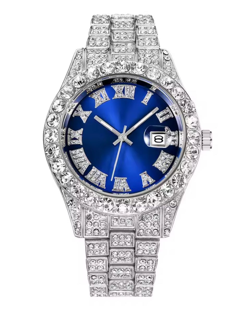Iced Out Shiny Watch