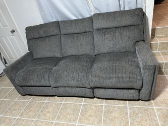 Gray Reclining Sofa