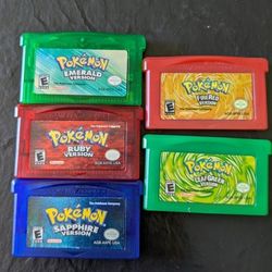 Gen 3 Pokémon Games For Nintendo Game Boy Advance