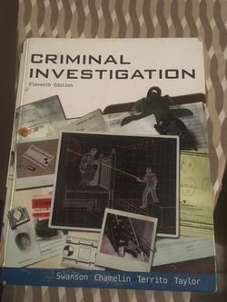 Criminal investigation 11th edition