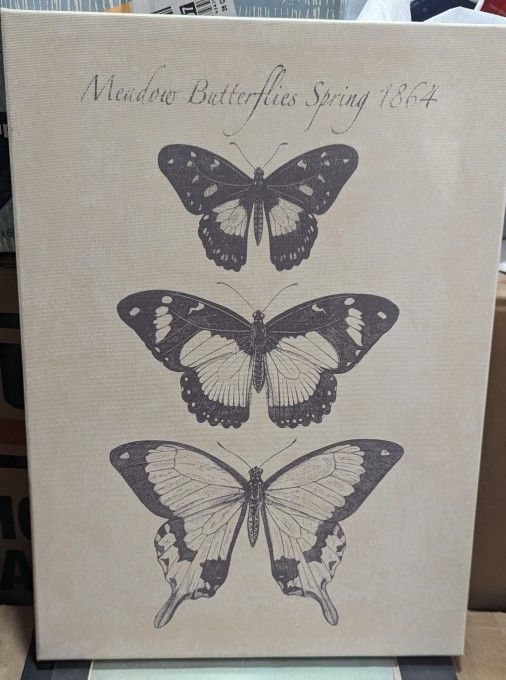IKEA Canvas Butterfly Prints