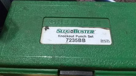Slug buster knockout kit$50
