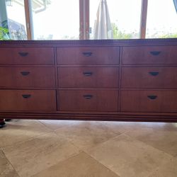 Hickorywhite Midcentury Dresser, 32" H, Depth 19”, 74” L