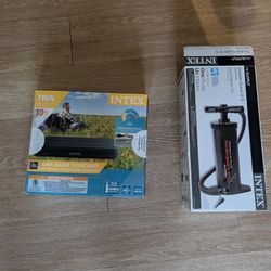 Intex Inflatable Mattress And Pump