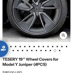 2026 TESLA MODEL Y JUNIPER WHEEL COVERS