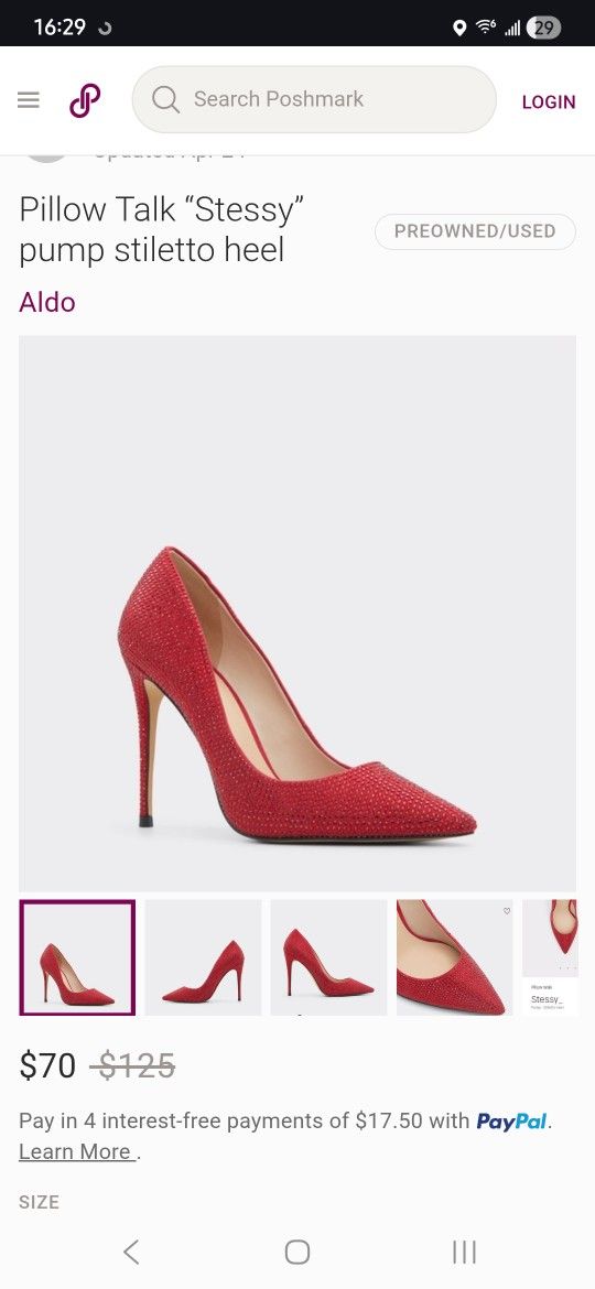 Aldo Stiletto Pump Heels