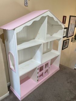 Handmade dollhouse bookshelf