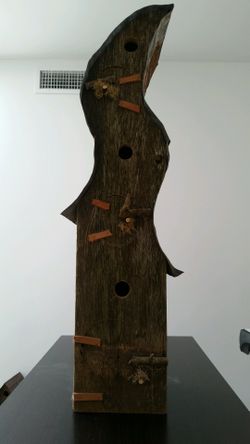 Tall birdhouse