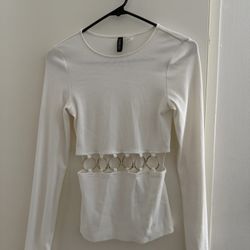 White Long Sleeve Never Worn