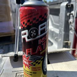 Road Instant Fixes Flat Tire