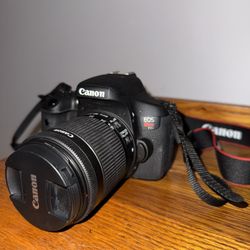 Canon EOS Rebel T6i w/ Bag And 2 Extra Lens