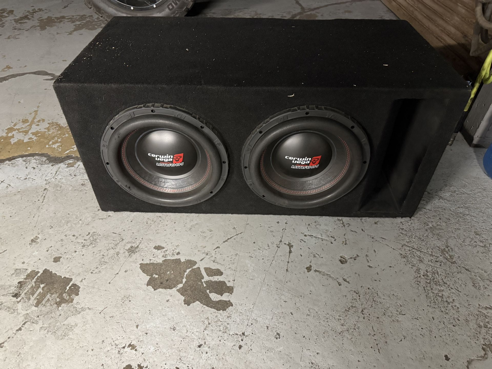 Ported Box W/ 2-12” Cerwin Vega Mobile VMaxx
